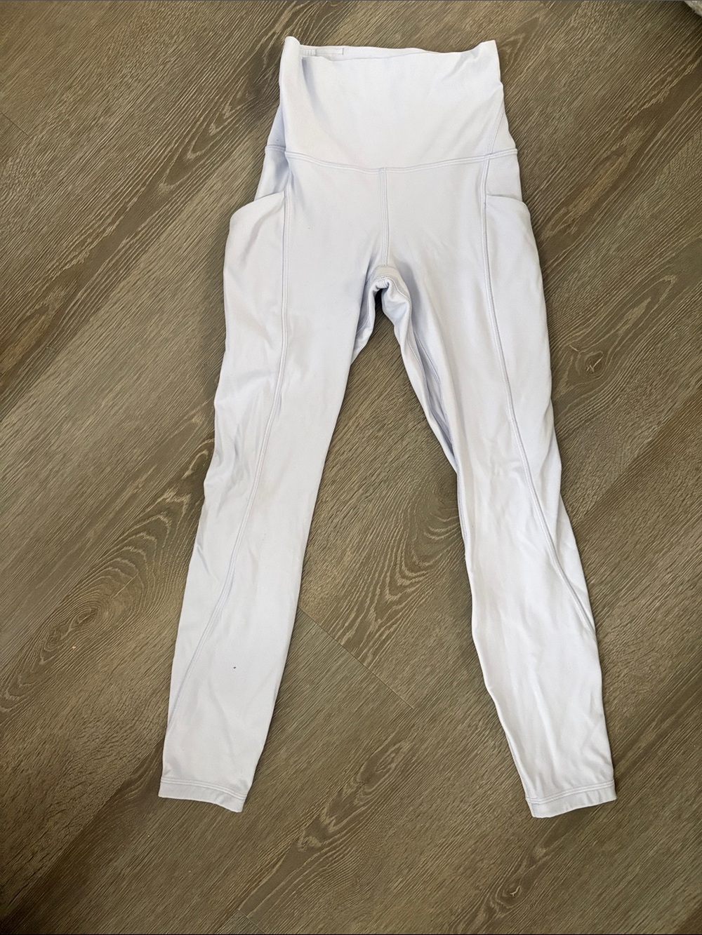 lululemon athletica Light White High-Rise Sculpted Leggings